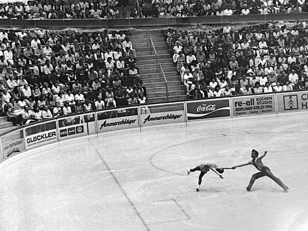 Eiskunstläufer auf dem Eis