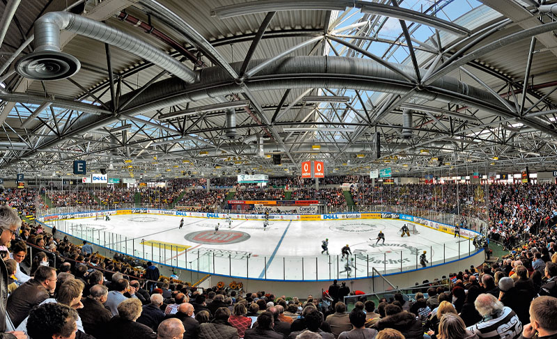 Große Halle der Eissporthalle Frankfurt